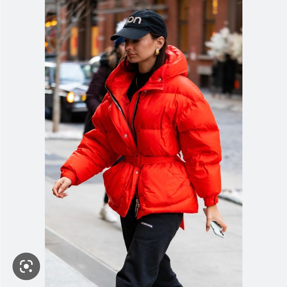 Ienki Ienki red puffer jacket